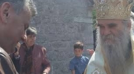 Милан Стаматовић и Амфилохије Радовић